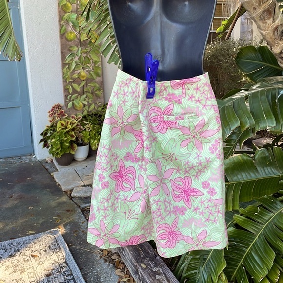 Lily floral cotton pencil skirt - Picture 3 of 6